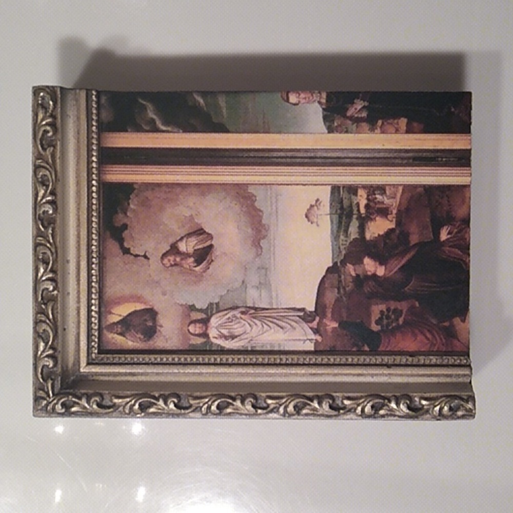 PORTAL *Signed Atlantis Tile, like Sid Dickens. *Rare & Retired Jesus wall art